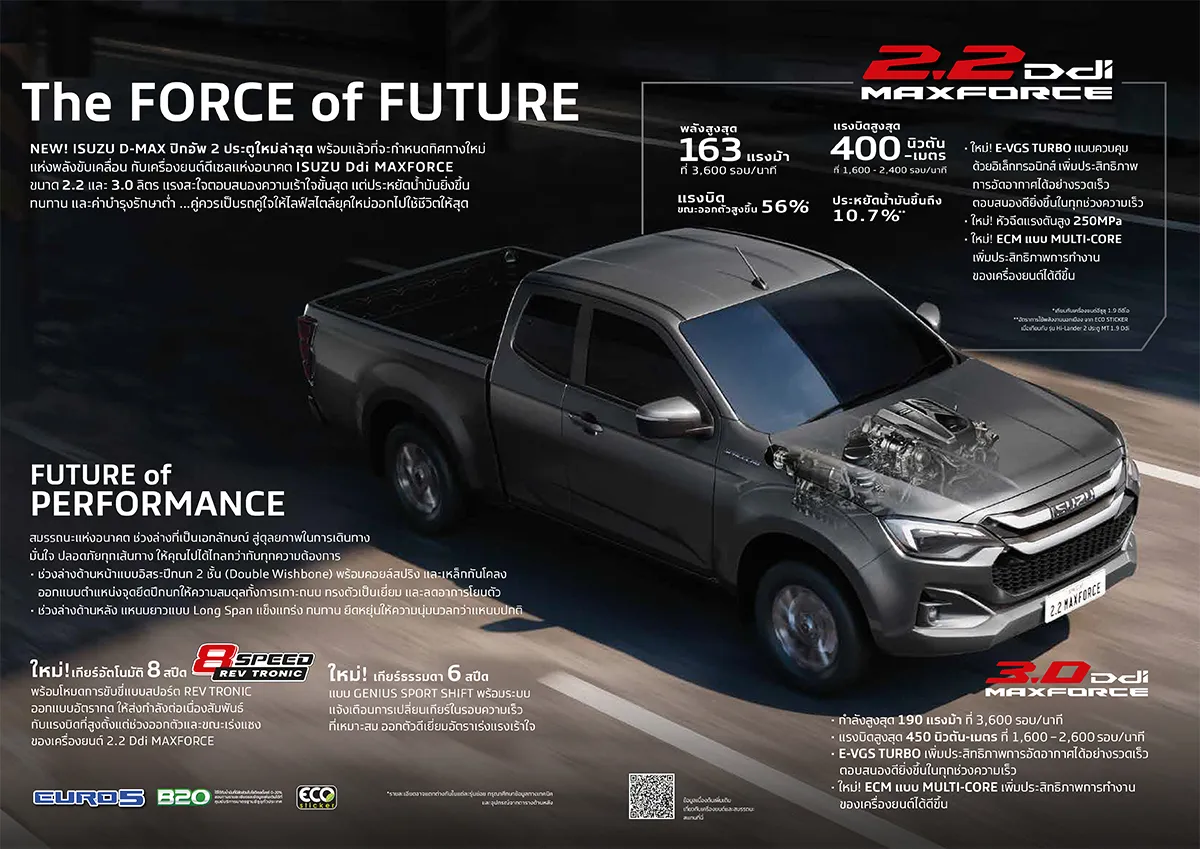 แคตตาล็อก ISUZU Pickup 2 Door