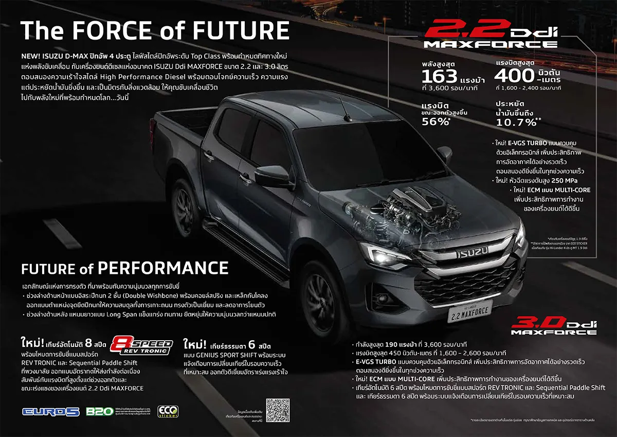 แคตตาล็อก ISUZU Pickup 4 Door