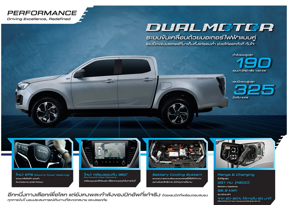 แคตตาล็อก ISUZU D-Max EV